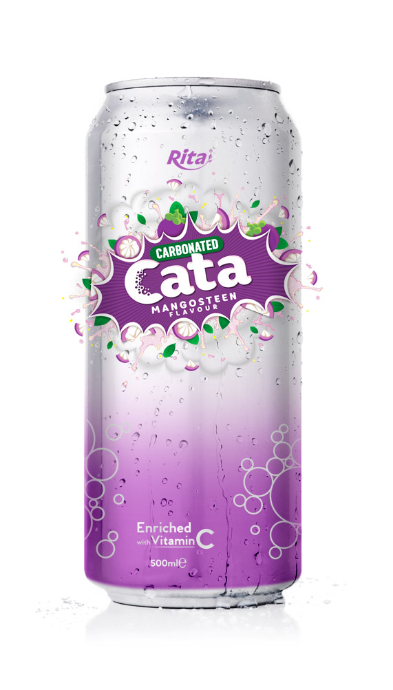 500ml Carbonated  Mangosteen Flavor Drink